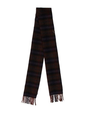 Salvatore Ferragamo Cashmere Striped Scarf