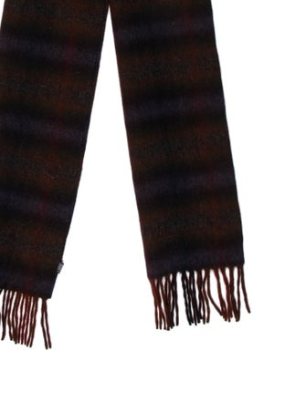 Salvatore Ferragamo Cashmere Striped Scarf