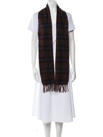 Salvatore Ferragamo Cashmere Striped Scarf