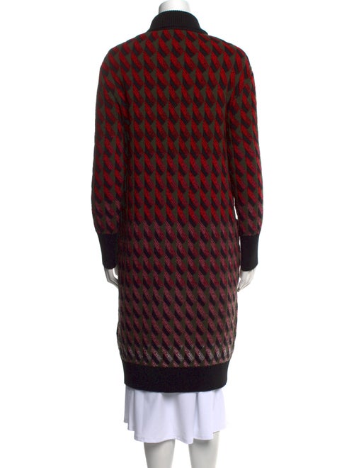 Salvatore Ferragamo Virgin Wool Printed Sweater