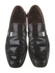 Salvatore Ferragamo Gancini Logo Leather Loafers
