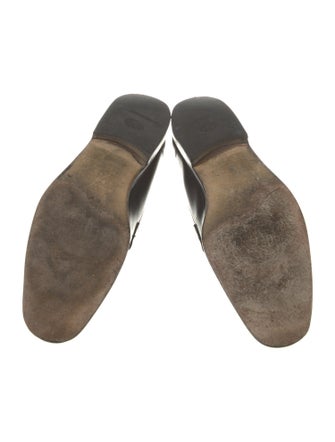 Salvatore Ferragamo Gancini Logo Leather Loafers