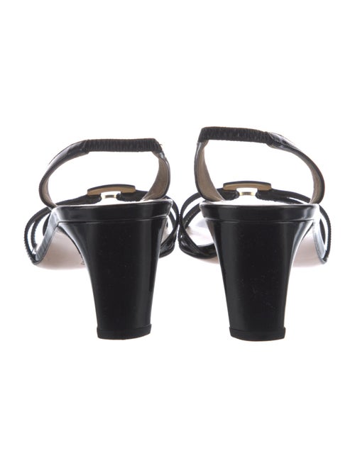 Salvatore Ferragamo Patent Leather Slingback Sandals
