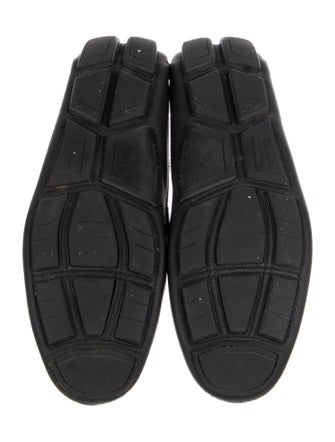 Salvatore Ferragamo Gancini Logo Leather Drivers