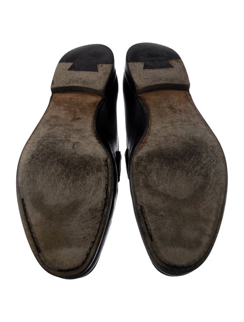 Salvatore Ferragamo Gancini Logo Leather Dress Loafers