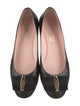 Salvatore Ferragamo Vara Bow Accent Leather Ballet Flats