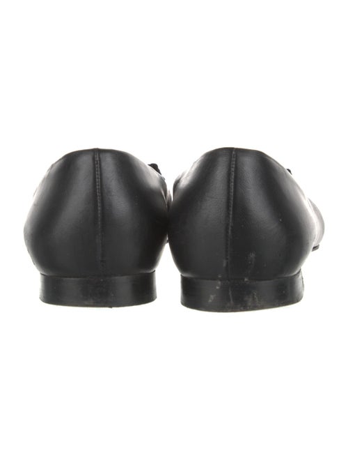 Salvatore Ferragamo Vara Bow Accent Leather Ballet Flats