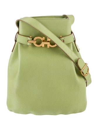 Salvatore Ferragamo Leather Bucket Bag