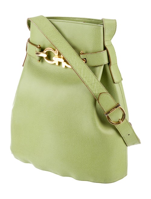 Salvatore Ferragamo Leather Bucket Bag