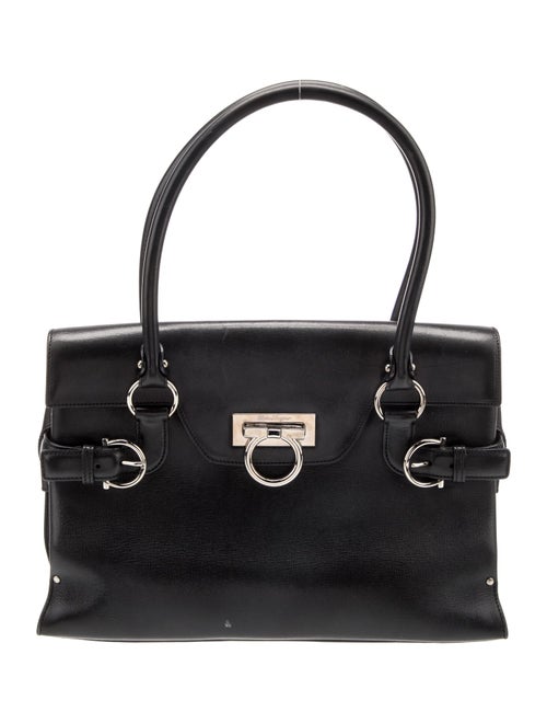 Salvatore Ferragamo Leather Top Handle Bag