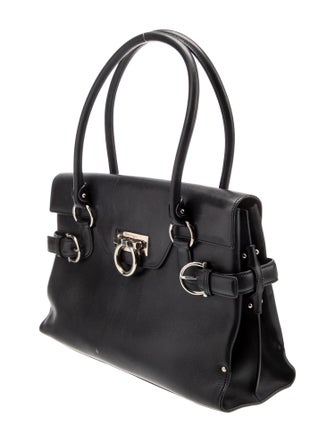 Salvatore Ferragamo Leather Top Handle Bag