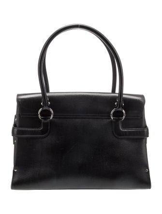 Salvatore Ferragamo Leather Top Handle Bag