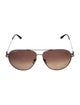 Salvatore Ferragamo Aviator Gradient Sunglasses