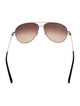 Salvatore Ferragamo Aviator Gradient Sunglasses