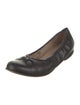 Salvatore Ferragamo Vara Bow Accent Leather Ballet Flats