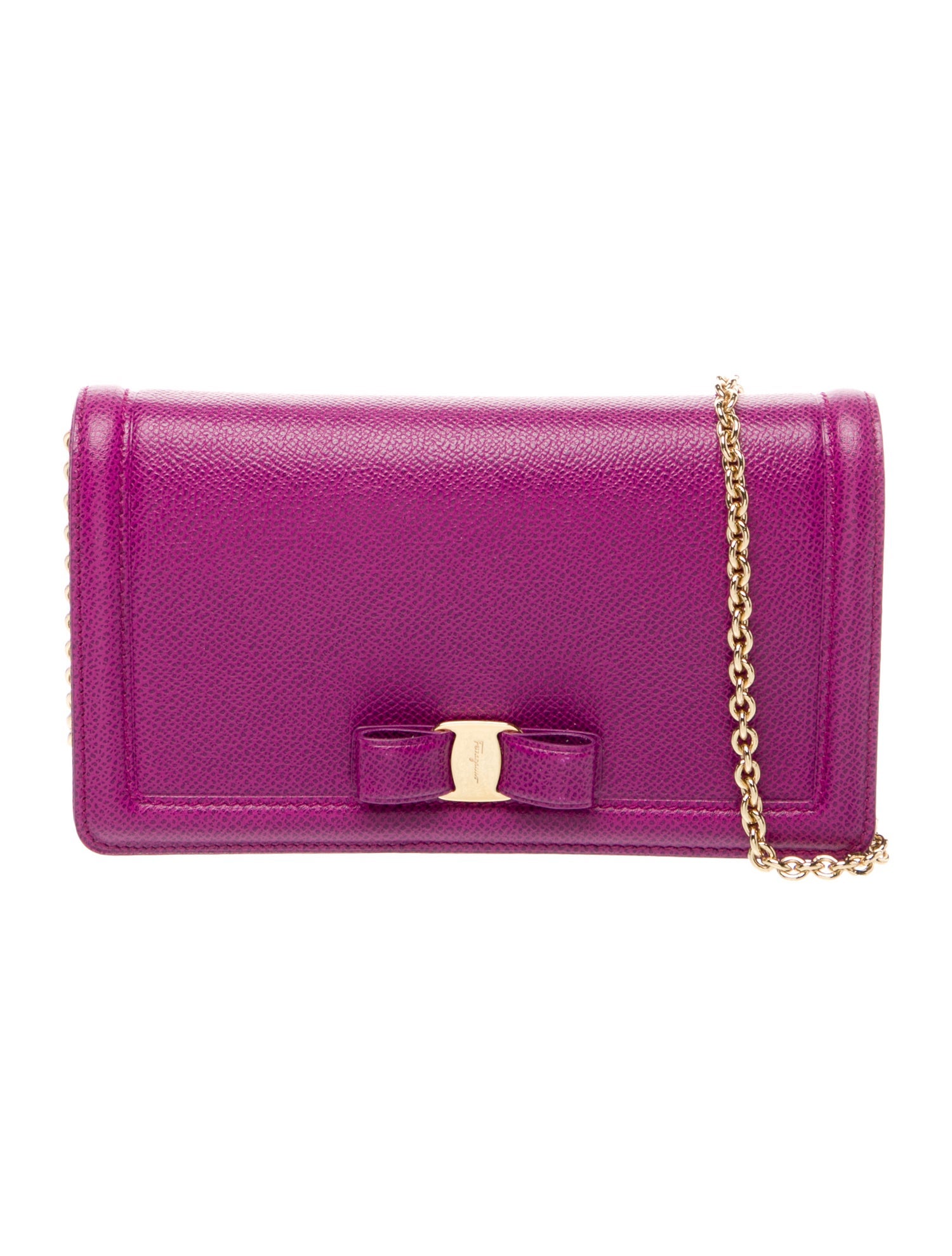 Salvatore Ferragamo Leather Clutch
