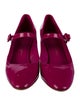 Salvatore Ferragamo Patent Leather Bow Accents Pumps