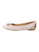 Salvatore Ferragamo Suede Glitter Accents Flats