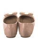 Salvatore Ferragamo Vara Bow Accent Patent Leather Ballet Flats