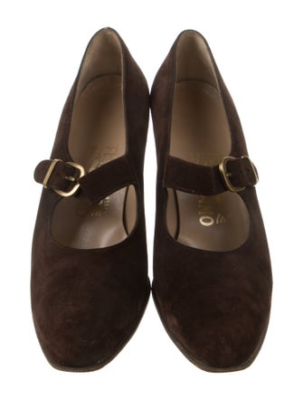 Salvatore Ferragamo Suede Pumps