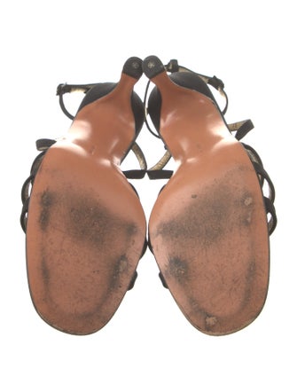 Salvatore Ferragamo Satin Slingback Sandals