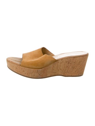 Salvatore Ferragamo Suede Slides