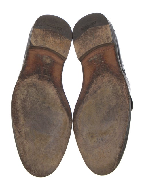 Salvatore Ferragamo Gancini Logo Leather Loafers