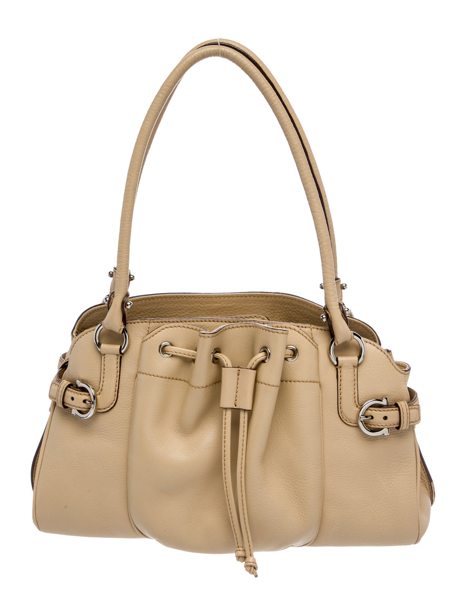 Salvatore Ferragamo Leather Top Handle Bag