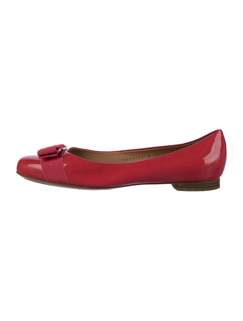 Salvatore Ferragamo Patent Leather Ballet Flats