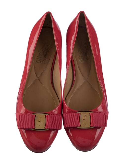 Salvatore Ferragamo Patent Leather Ballet Flats