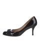 Salvatore Ferragamo Vara Bow Accent Patent Leather Pumps