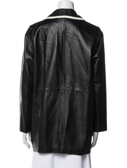 Salvatore Ferragamo Leather Blazer