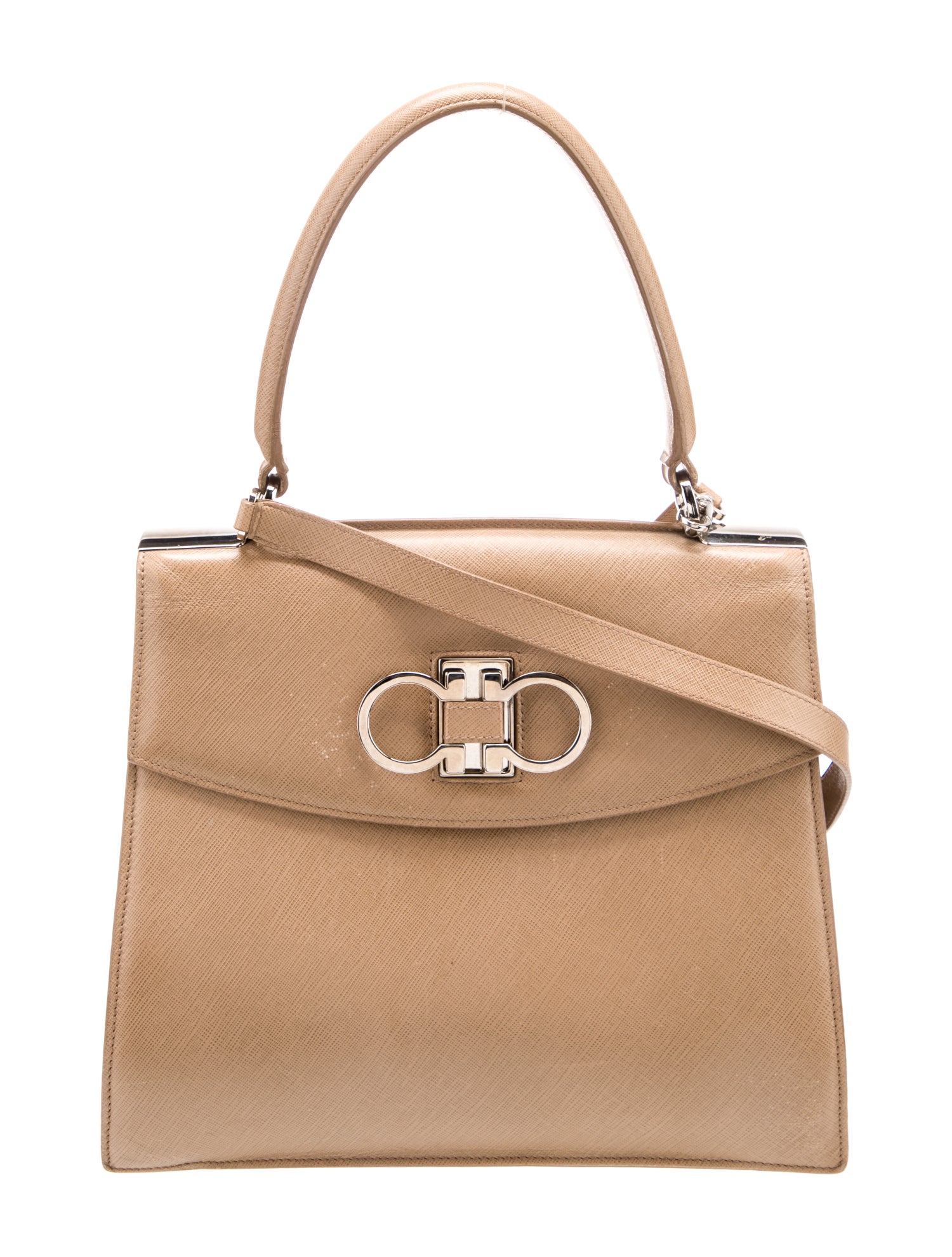 Salvatore Ferragamo Gancini Top Handle Bag