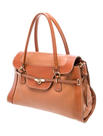 Salvatore Ferragamo Gancini Top Handle Bag