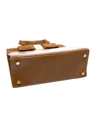 Salvatore Ferragamo Leather Top Handle Bag