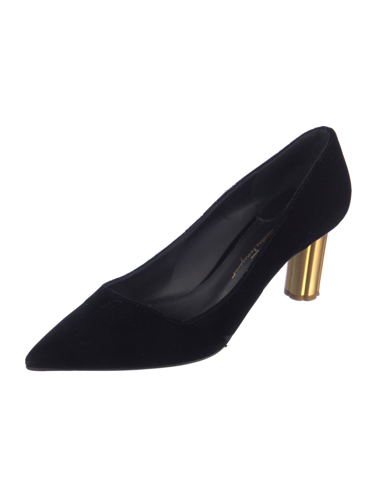 Salvatore Ferragamo Velvet Pumps