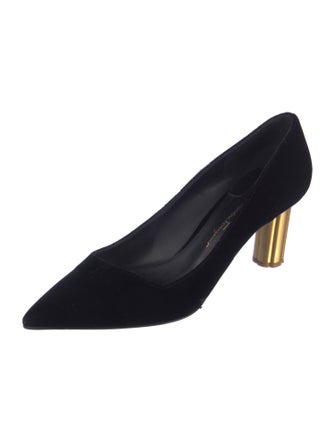 Salvatore Ferragamo Velvet Pumps