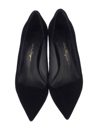 Salvatore Ferragamo Velvet Pumps