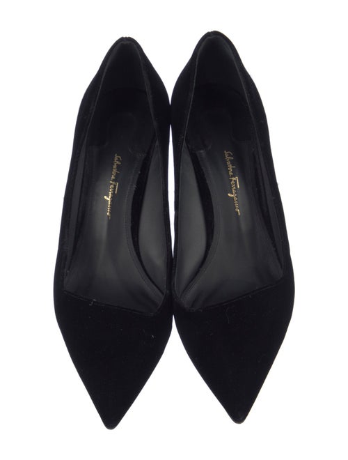 Salvatore Ferragamo Velvet Pumps