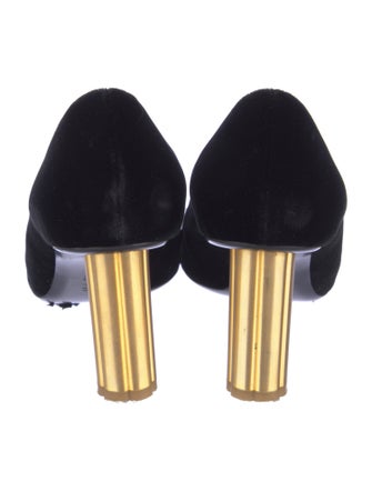 Salvatore Ferragamo Velvet Pumps