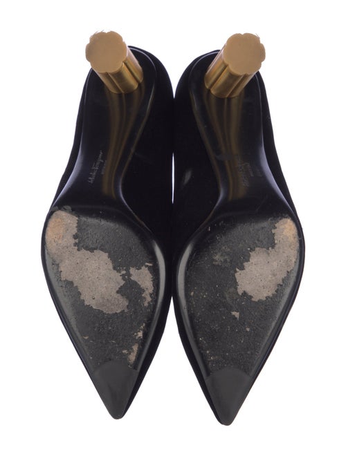 Salvatore Ferragamo Velvet Pumps