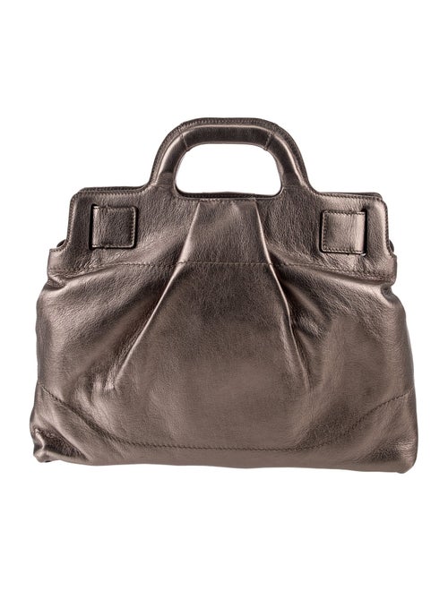 Salvatore Ferragamo Leather Top Handle Bag