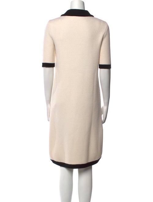 Salvatore Ferragamo Virgin Wool Midi Length Dress