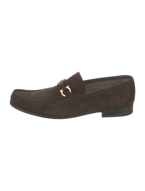 Salvatore Ferragamo Suede Dress Loafers