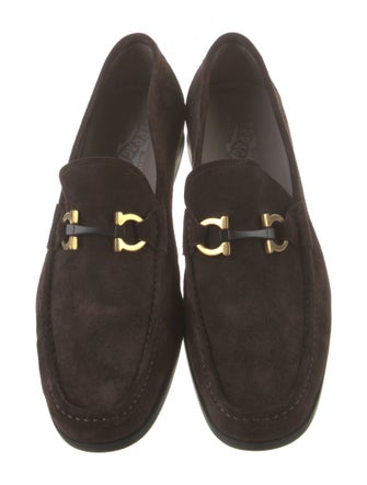 Salvatore Ferragamo Suede Dress Loafers