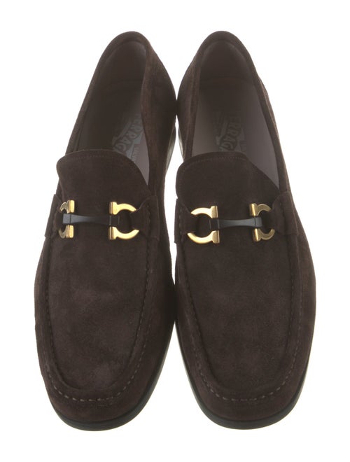 Salvatore Ferragamo Suede Dress Loafers