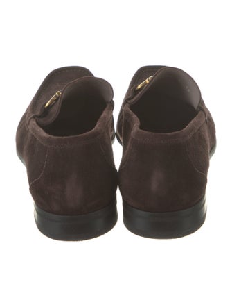 Salvatore Ferragamo Suede Dress Loafers