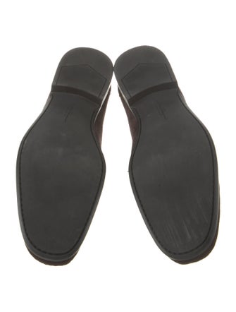 Salvatore Ferragamo Suede Dress Loafers