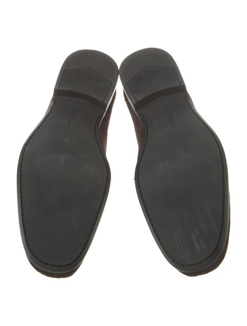 Salvatore Ferragamo Suede Dress Loafers