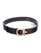 Salvatore Ferragamo Gancini Logo Leather Belt